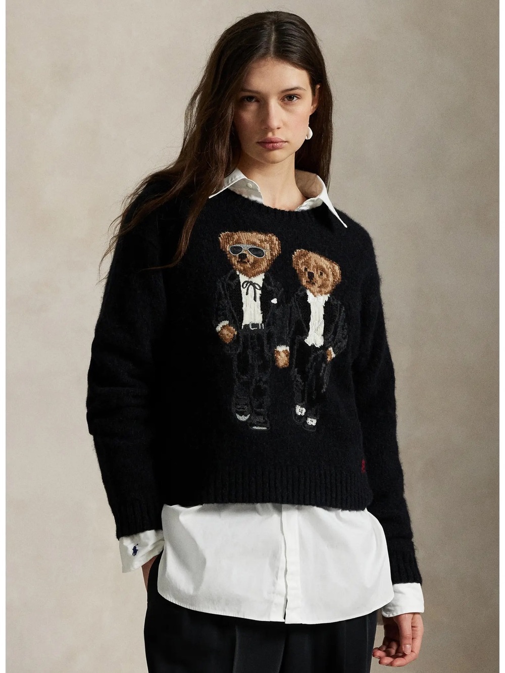 The Ralph & Ricky Tuxedo Bear Sweater
